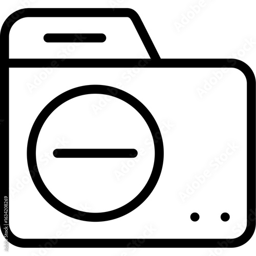 Folder minus Icon