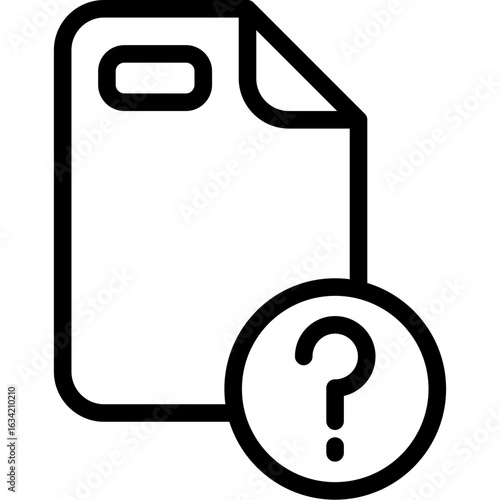 File circle question Icon