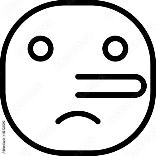 Face lying Icon