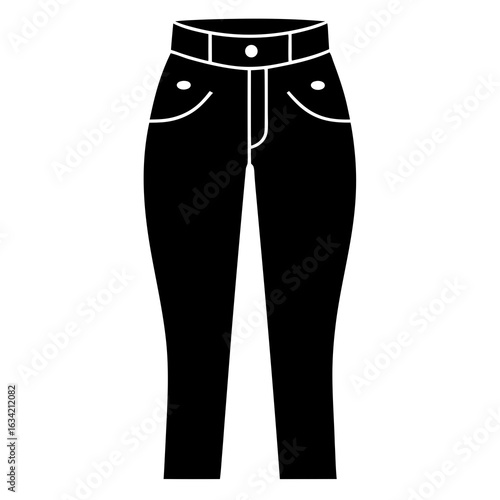 High-Waisted Jeans Silhouette