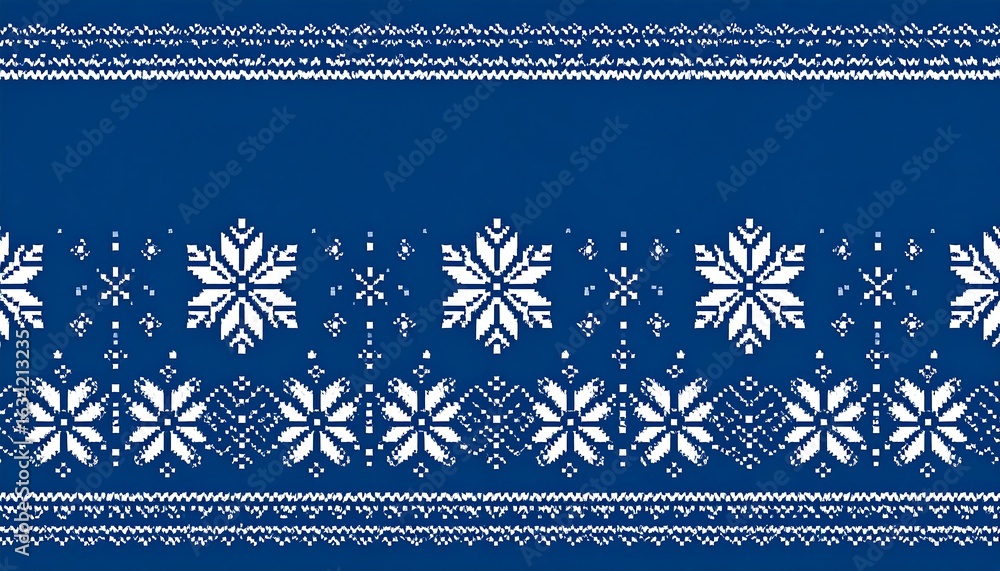 Winter snowflake pattern on dark blue background (1) Winter snowflake pattern on dark blue background (1)