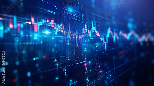 fiber optics background with lots of light spots