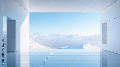 blue sky and window