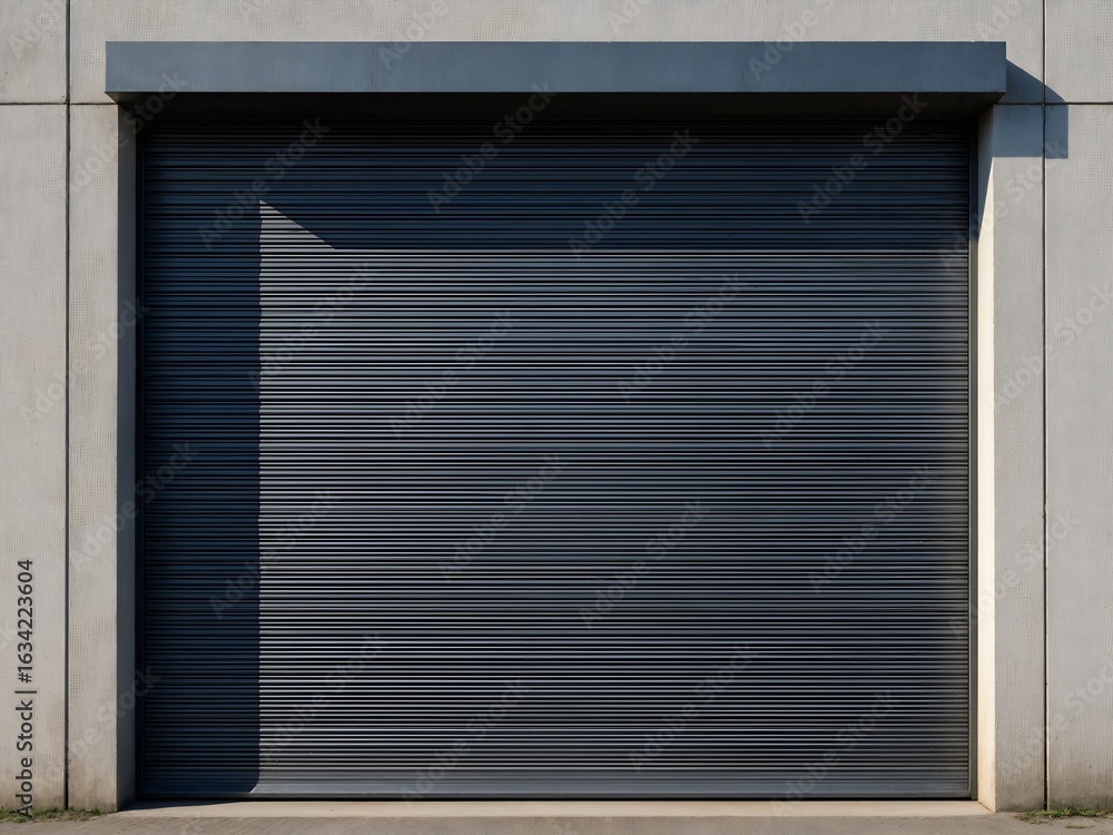 Fototapeta premium Single-Color Industrial Shutter