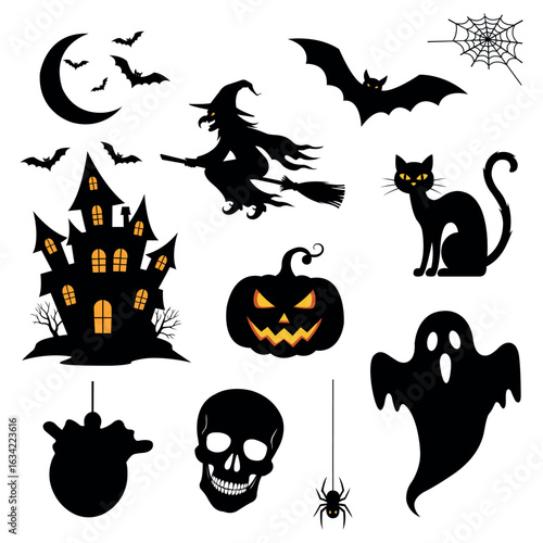 halloween vector elements