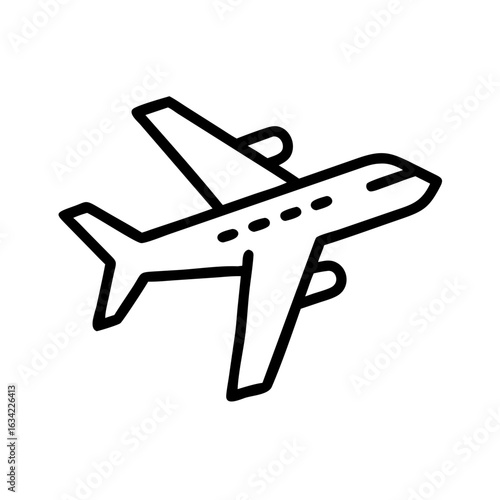 Airplane flying high in the sky during clear daylight, showcasing its streamlined design and readiness for travel