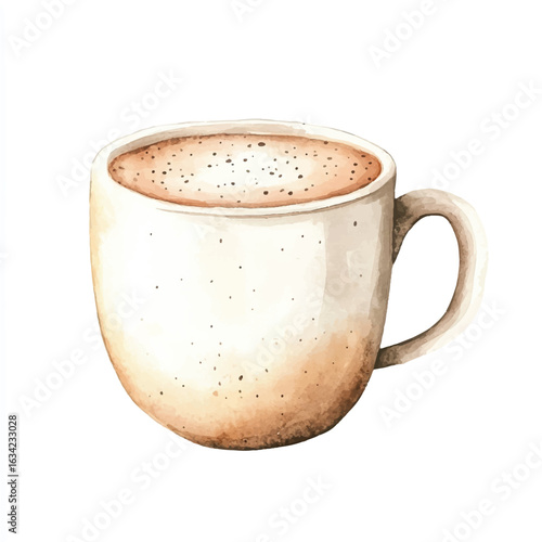 a cute Chai tea latte in a cozy mug