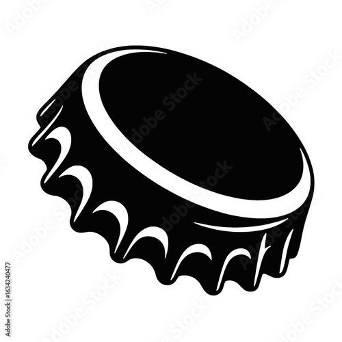 Crown bottle cap with serrated edge crown cap metal cap