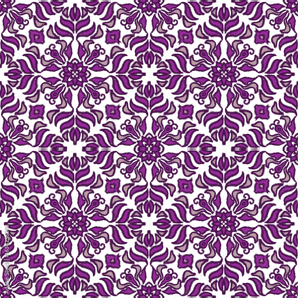 Beautiful seamless purple flowers Beautiful seamless purple flowers