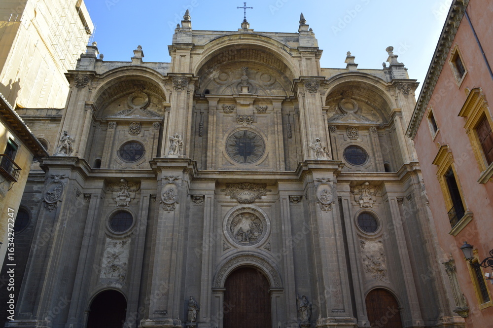 Fototapeta premium Fachada da Catedral de Granada na Espanha