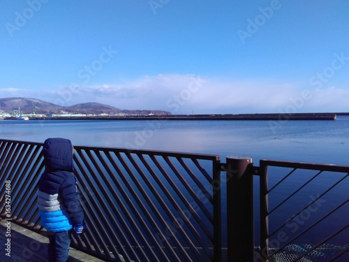 boy on the bridge