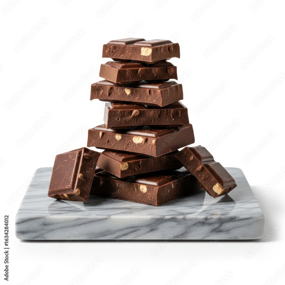 Fototapeta premium chocolate with nuts