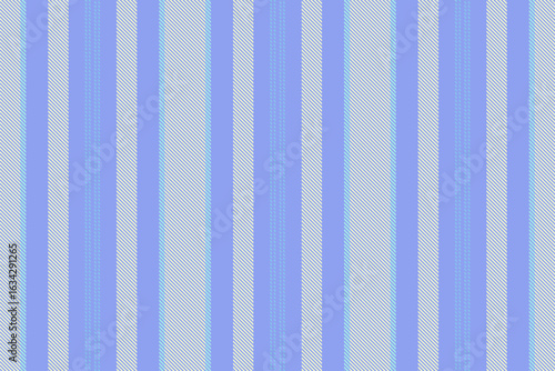 Dividing seamless textile stripe, composition pattern vertical background. No people lines texture vector fabric in blue and light colors.