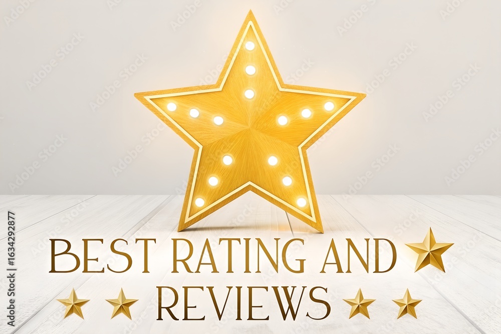 Fototapeta premium golden christmas star