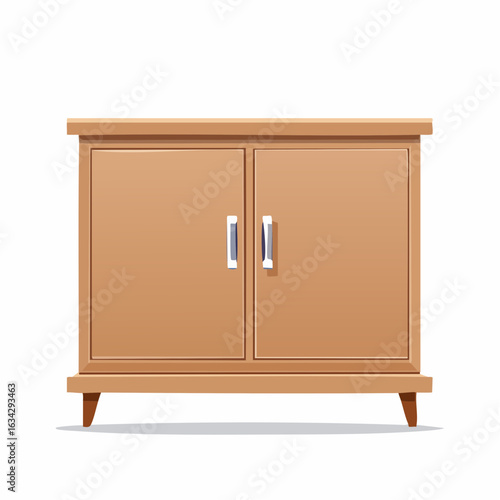 Schlichter Waschtischunterschrank