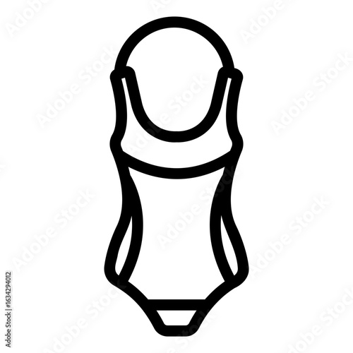 swimming suit Line Icon