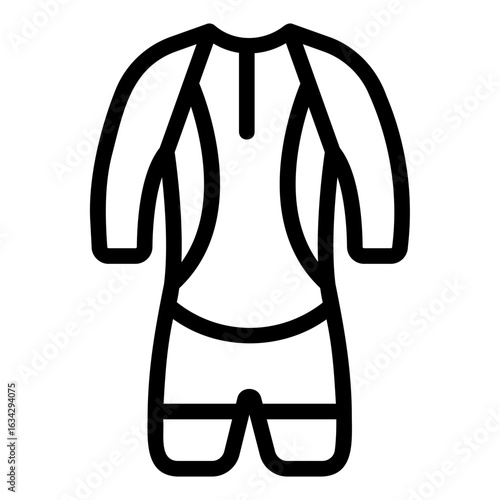 wetsuit Line Icon