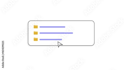 Selecting folders and backing up motion graphics