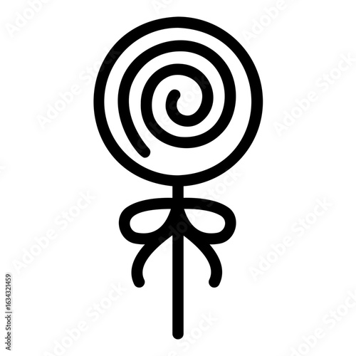 lolipop Line Icon