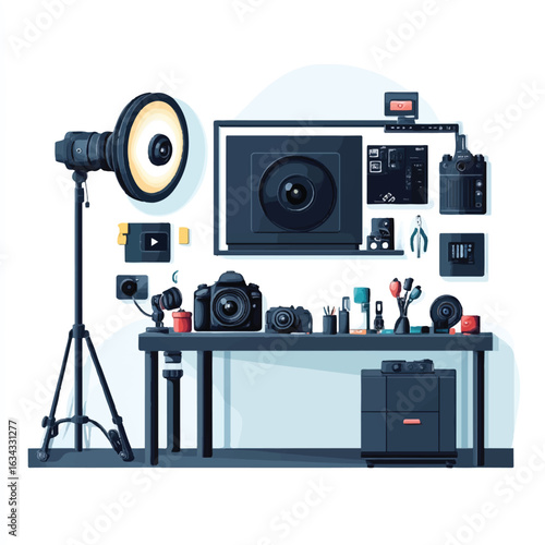 a content creators studio