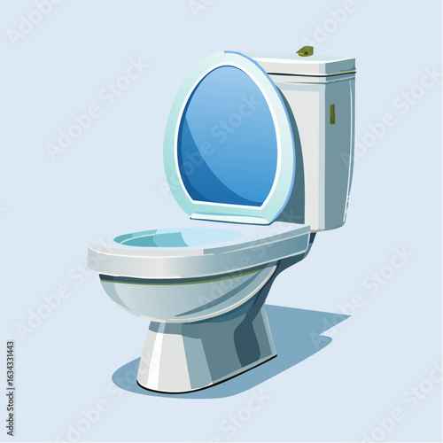 Eine moderne, schwebende Toilette mit verdecktem Spülkasten – funktional und platzsparend.