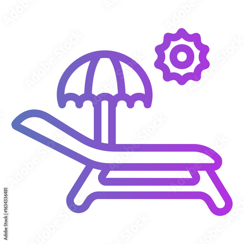 lounger Gradient icon