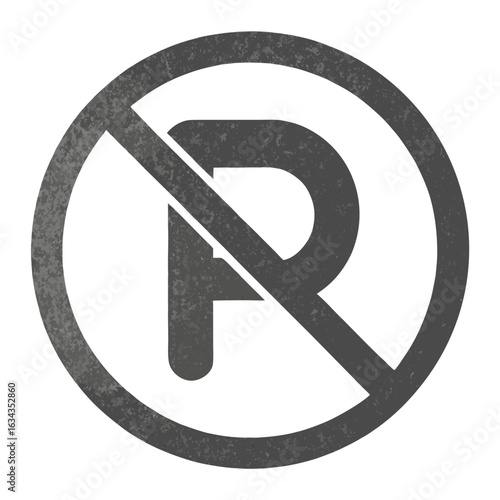 Free Download no parking sign isolated on white - GFXLoad