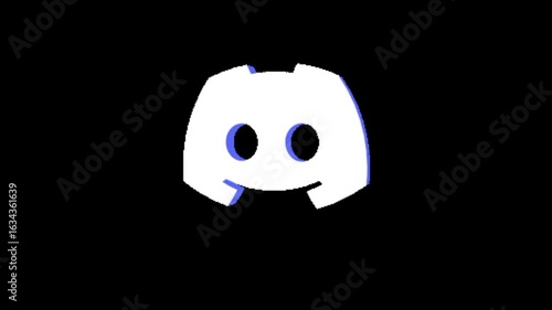 Animated Discord Logo on Black – Clean Look