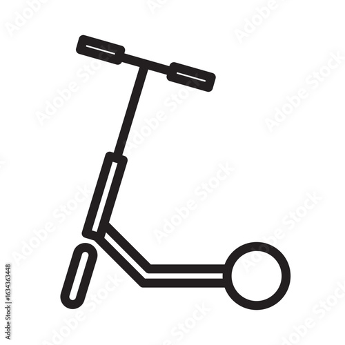 stationary bike isolated on white background