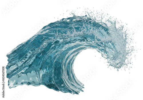 Fototapeta Naklejka Na Ścianę i Meble -  Isolated Wave