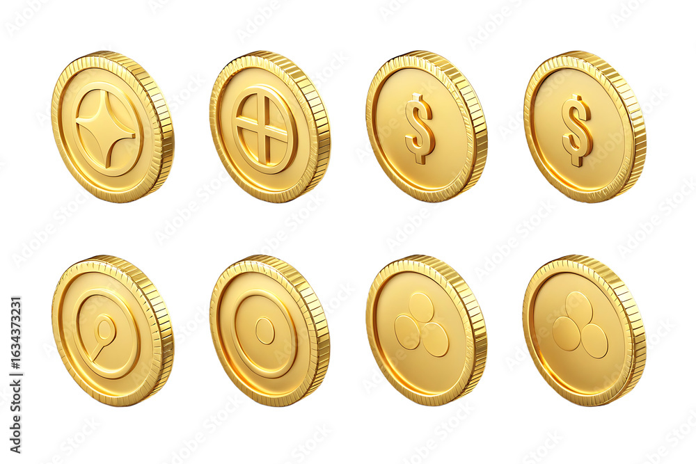 Golden Cryptocurrency Coins in a Row with Various Symbols Isolated on Black Background Conceptual Financial Illustration for Digital Currency and Blockchain Golden Cryptocurrency Coins in a Row with Various Symbols Isolated on Black Background Conceptual Financial Illustration for Digital Currency and Blockchain