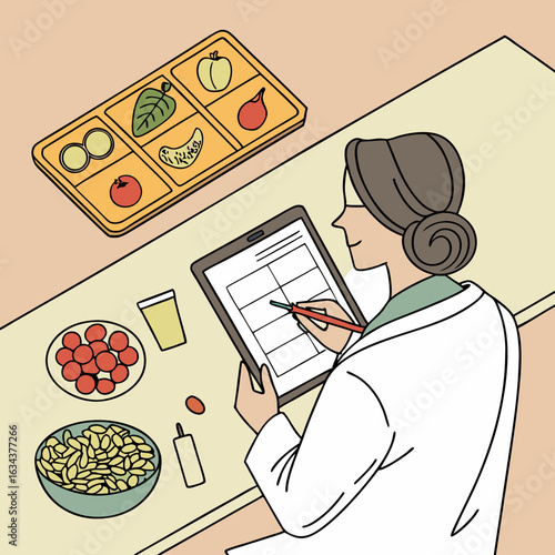 Scientist Analyzing Food Samples in a Laboratory