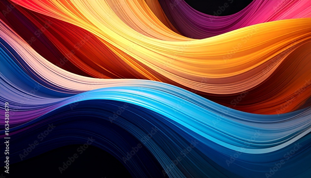 Fototapeta premium Brush Flow and Gradient