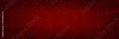 Vector streaming binary code red background. Data and technology, decryption and encryption, computer background numbers 1,0. Coding or Hacker concept. Vector illustration. eps 10