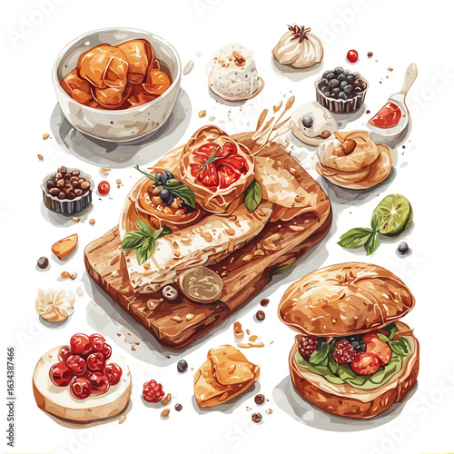 Delicious Food design very cool	
