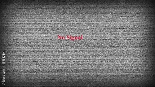 Bad TV signal on TV screen Noise of motion background lines. Glitch VHS. Glitch camera effect. Square video texture