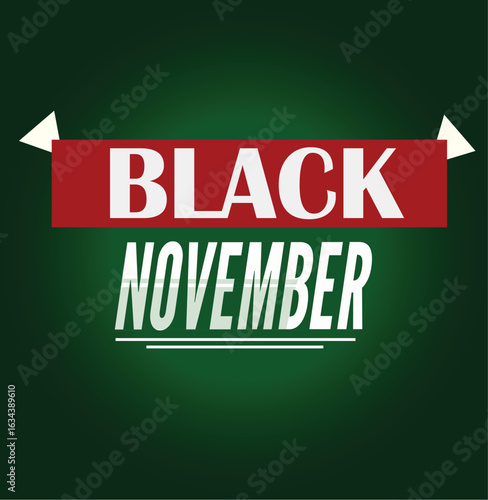 Grunge texture Black November