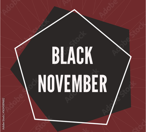 Top view Black November