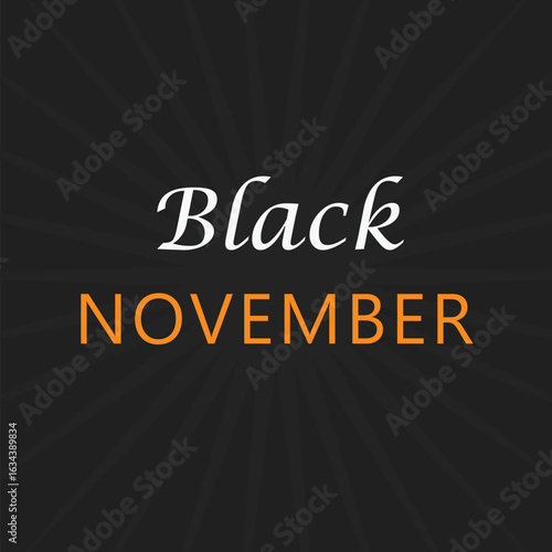 Minimalist Black November