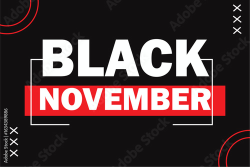 Abstract Black November