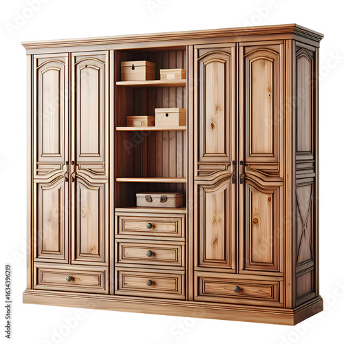 wardrobe isolated on white