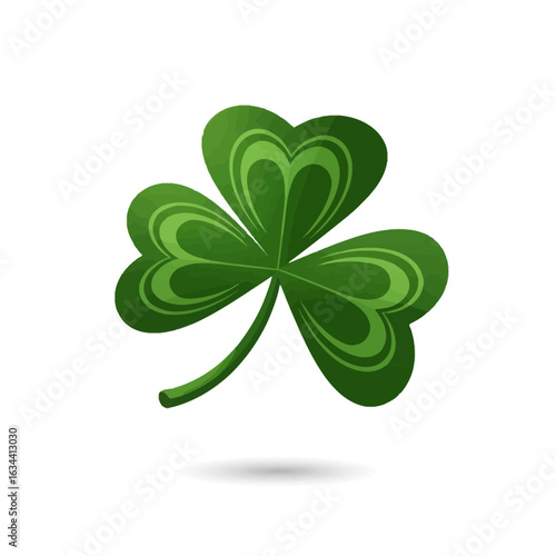 Shamrock Symbol Detailed Rendering St Patricks Day Irish Luck high quality professional