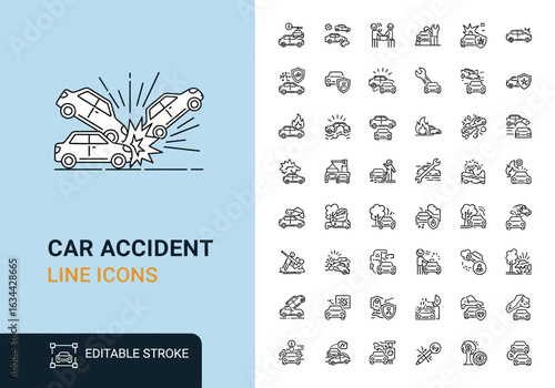 Beach and summer vacation line icon set. A comprehensive collection of symbols for travel, seaside holidays, and tropical life.