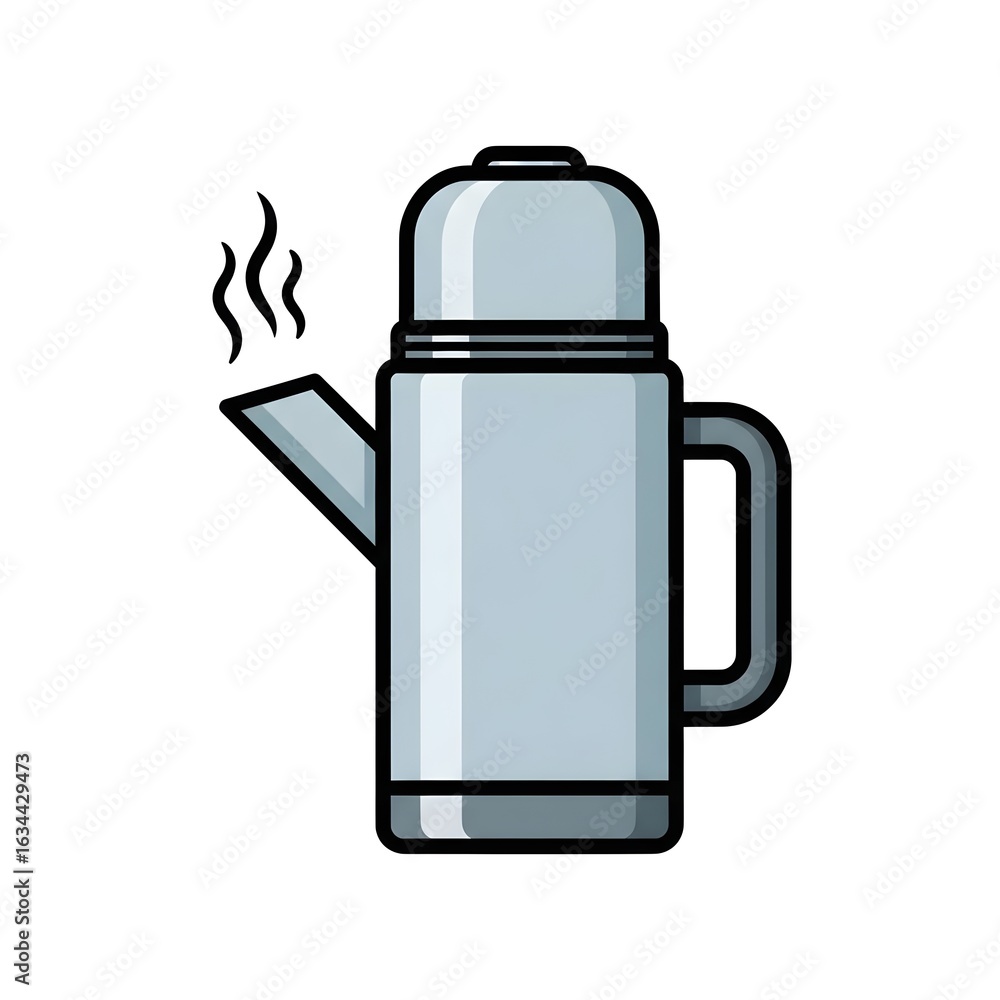 Obraz premium Hot Water Thermos icon