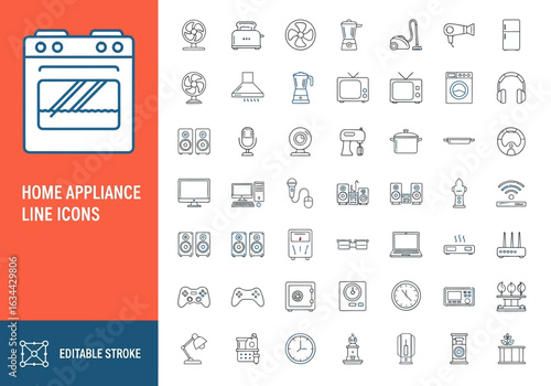 Beach and summer vacation line icon set. A comprehensive collection of symbols for travel, seaside holidays, and tropical life.