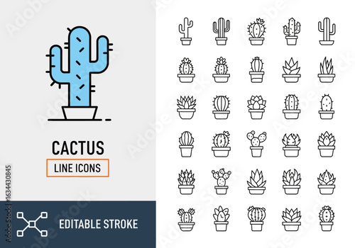 Beach and summer vacation line icon set. A comprehensive collection of symbols for travel, seaside holidays, and tropical life.