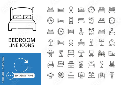 Beach and summer vacation line icon set. A comprehensive collection of symbols for travel, seaside holidays, and tropical life.