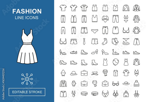Beach and summer vacation line icon set. A comprehensive collection of symbols for travel, seaside holidays, and tropical life.