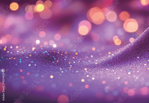 A purple background with a lot of glitter. The background is very bright and colorful