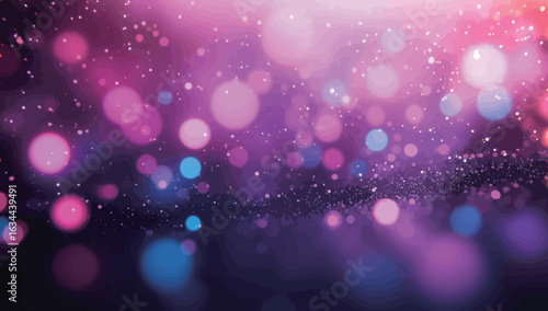 A purple background with a lot of glitter. The background is very bright and colorful